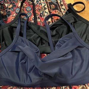 Lot Athleta bra swim tops 38 B/C